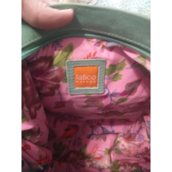 Latico Leather Hobo Green Purse Boho - Picture 8 of 11